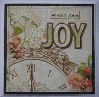 *I wish you joy* OOAK Handmade Birthday/ Feel Good Card