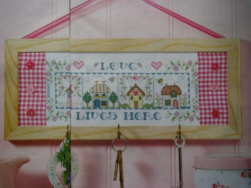 Love Lives Here Sampler ~ Cross Stitch Chart