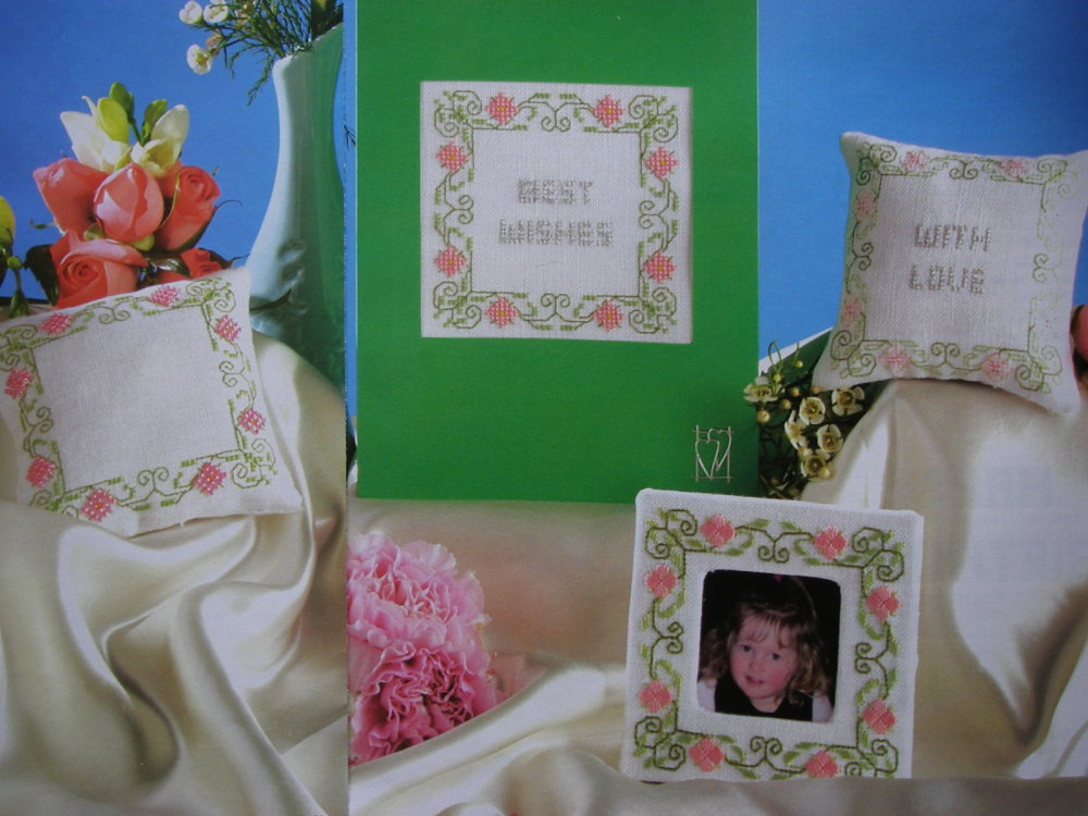 Decorative Squares ~ Four Charts in Cross Stitch, Embroidery & Beadwork