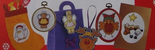 31 Cute Christmas Card/Decoration Designs ~ Cross Stitch Charts
