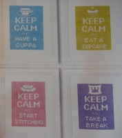 Keep Calm and ... ~ Four Cross Stitch Charts 