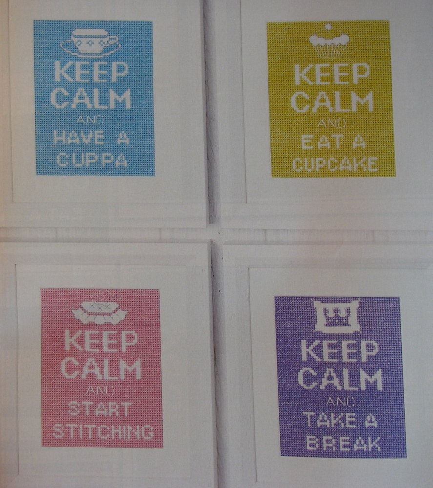 Keep Calm and ... ~ Four Cross Stitch Charts 