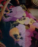 A Posy of Pansies Cushion ~ Needlepoint Chart