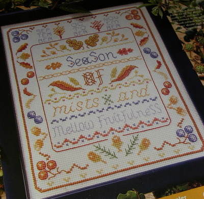 Autumn Season Sampler ~ Cross Stitch Chart