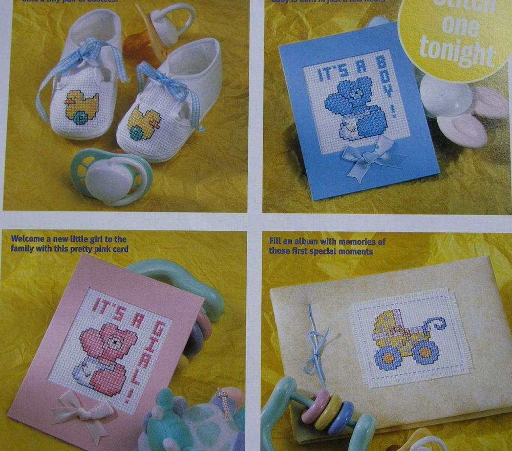 30 Cute Baby Designs ~ Cross Stitch Charts