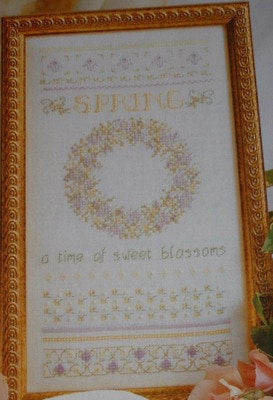 Spring Band Sampler ~ Counted Thread Chart