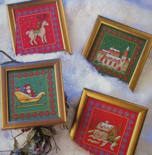 Scandinavian Christmas ~ Four Cross Stitch Charts