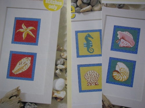 Seashells & Seahorse ~ Six Cross Stitch Charts
