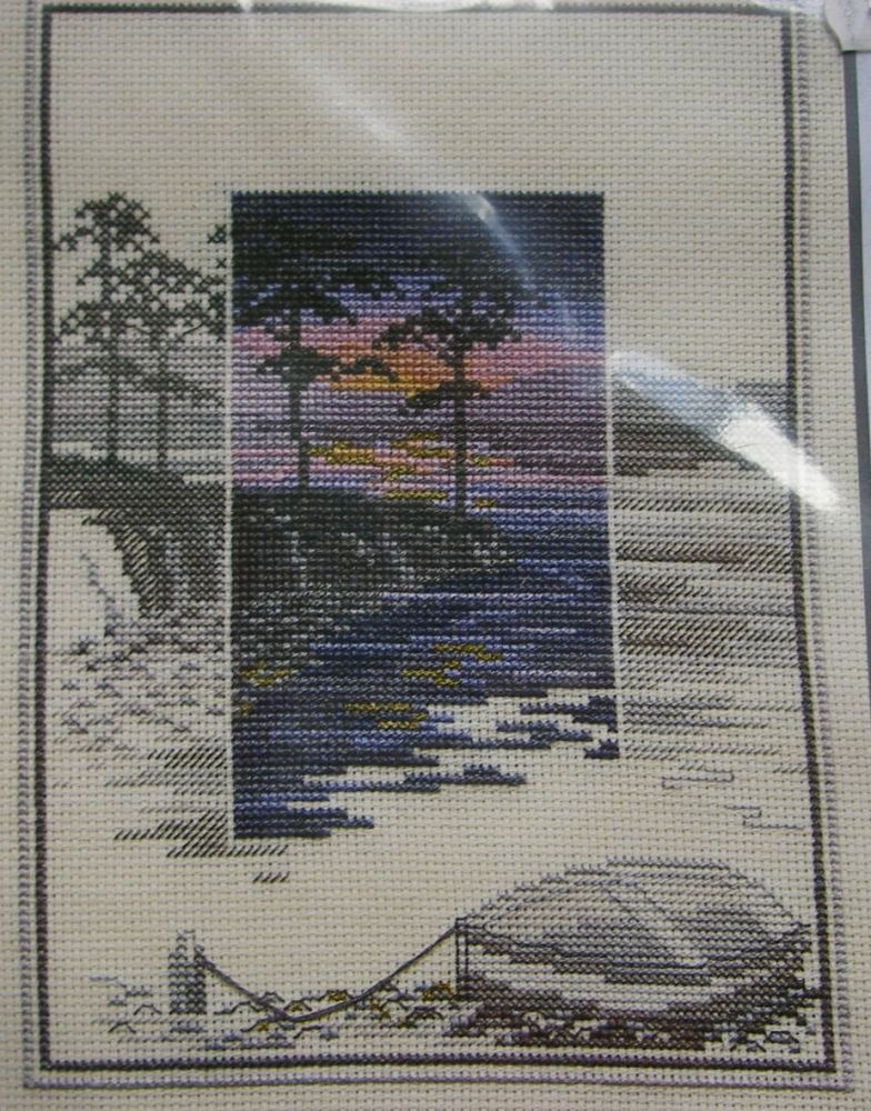 Derwentwater Designs: Sunsets Pinetree Bay TWL02~ Cross Stitch Kit