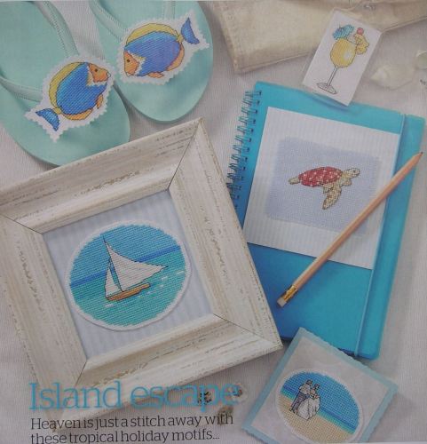 Tropical Island Paradise ~ 40 Cross Stitch Motifs