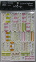 Heidi Swapp: Self Adhesive Chipboard Alphabet ~ Center of Attention Mixed Up