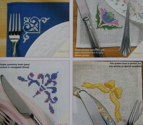 32 Decorative Corners ~ Cross Stitch Charts