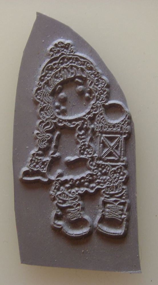 Mini Magnolia Unmounted Rubber Stamp: Tilda in Winter Night