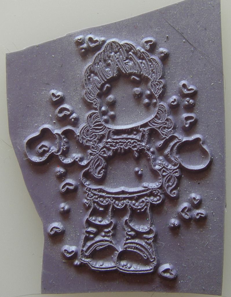 Mini Magnolia Unmounted Rubber Stamp: Love Is In The Air Tilda