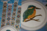 The Kingfisher & Natural Colour Schemes ~ Cross Stitch Charts
