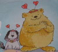 Bear I Love You ~ Cross Stitch Chart