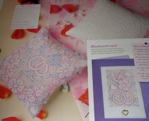 Wedding Ring Pillows & Cards ~ Boutis & Blackwork Embroidery Patterns
