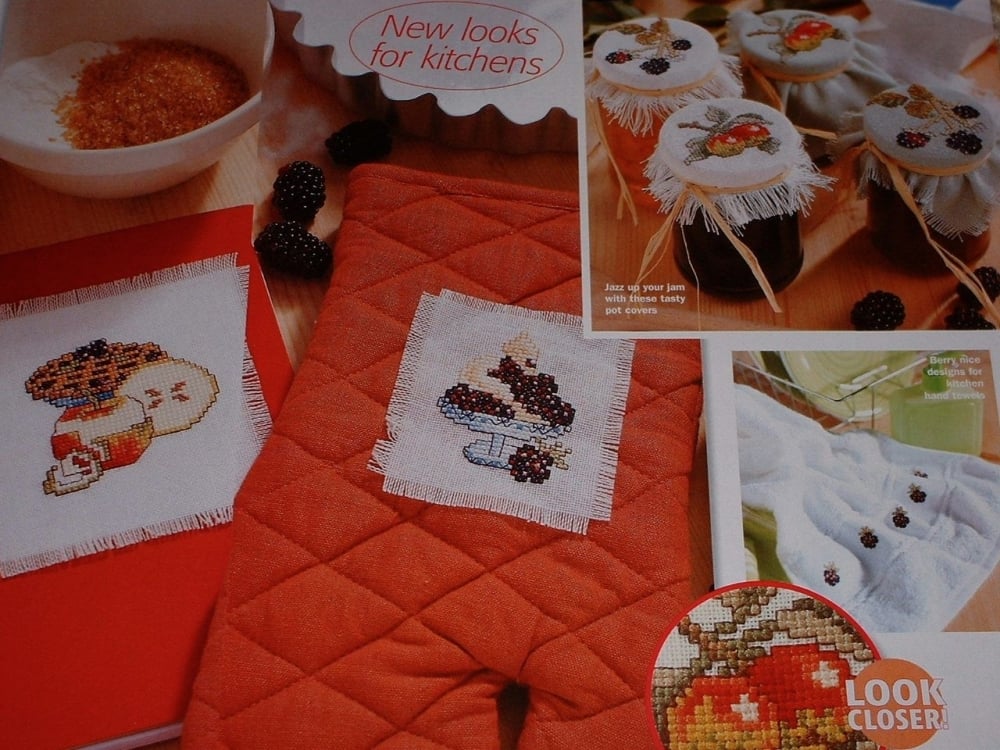 Apples & Blackberries ~ Six Cross Stitch Charts