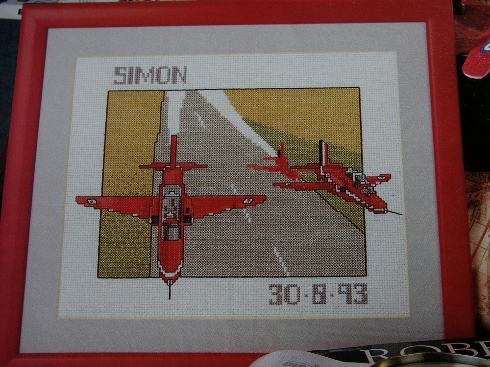 The Red Arrows ~ Cross Stitch Chart