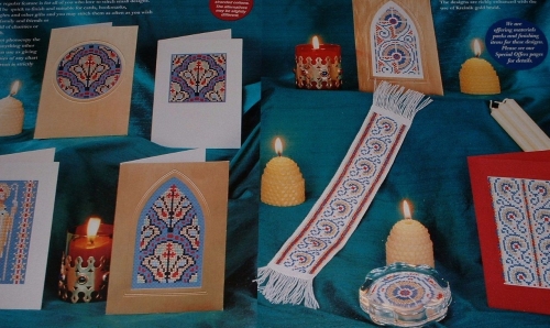 Medieval Style Cards & Bookmarks ~ Eight Cross Stitch Charts
