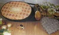 Beaded Blackwork Pendant & Jewellery Box Lid ~ Blackwork Charts