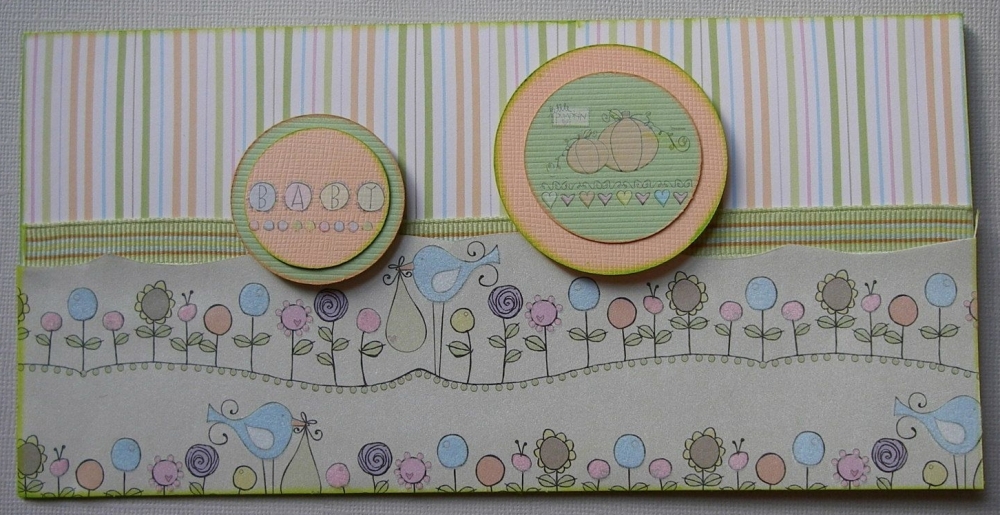 *little pumpkin* ~ OOAK Handmade Baby Cards