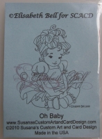 Elisabeth Bell for SCACD: Oh Baby ~ Rubber Stamp