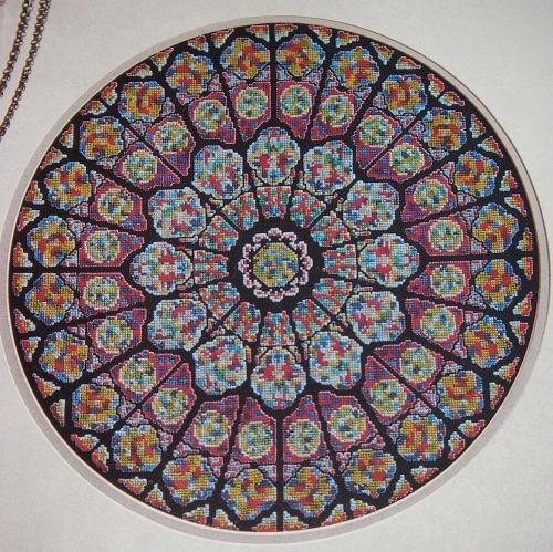 Circular Stained Glass Window ~ Cross Stitch Chart