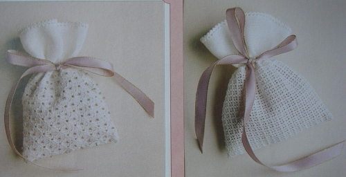 Pulled Work Pomanders and Mini Sachet Bags ~ Five Pulled Work Patterns