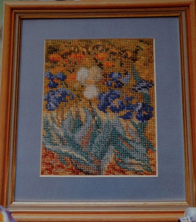 Van Gogh's Irises ~ Needlepoint Pattern