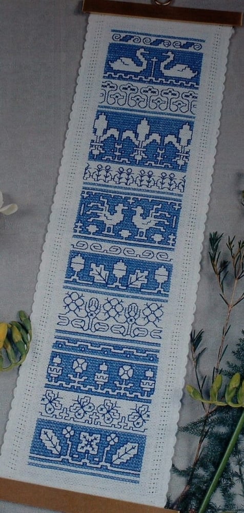 Assisi Band Sampler Bellpull ~ Cross Stitch Chart