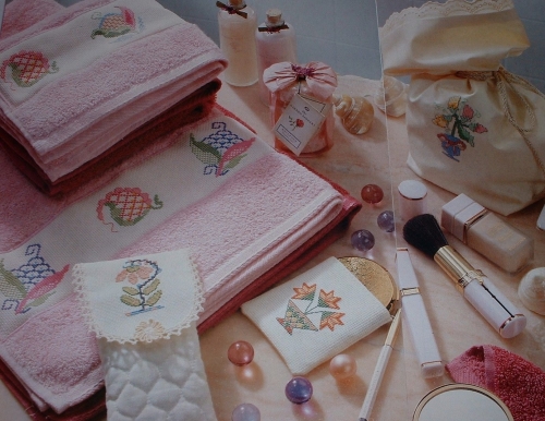 Seven Stylised Flower Cards ~ Cross Stitch Charts