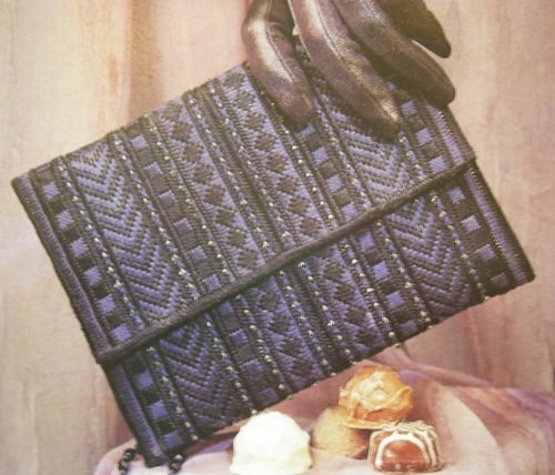Canvaswork Evening Bag ~ Needlepoint Pattern
