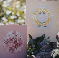 Silk Ribbon Embroidery Floral Cards ~ Two Embroidery Patterns