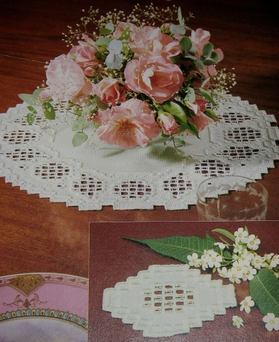 Circular Hardanger Tablemats ~ Embroidery Patterns