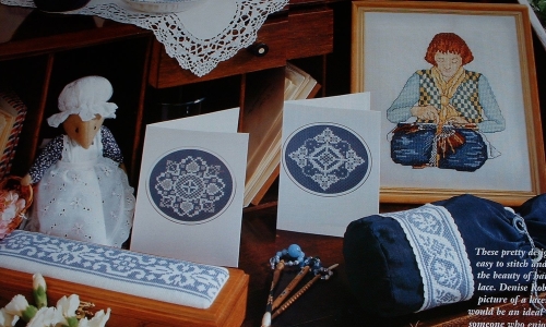 The Lace Maker ~ Seven Cross stitch Charts