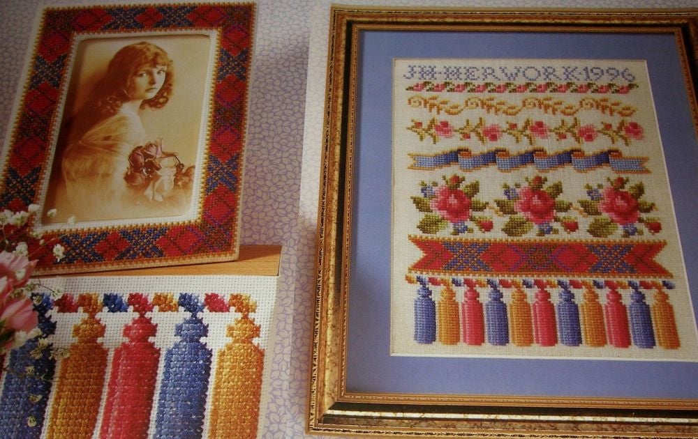 Border Sampler & Picture Frame ~ Two Cross Stitch Charts