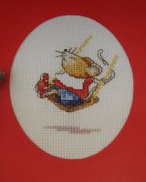 Mouse on Swing ~ Cross Stitch Chart