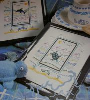 Dolphin & Turtle ~ Two Cross Stitch Charts