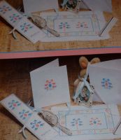 Baby's Nursery Mat, Fingerplate & Card ~ Cross Stitch Charts