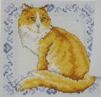 Marmalade Cat ~ Cross Stitch Chart