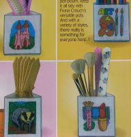 Designs for Pencil Holders, Cards etc ~ Fourteen Cross Stitch Charts