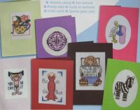 Assorted Card Designs ~ 21 Cross Stitch Charts