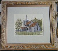 Country Church ~ Cross Stitch Chart