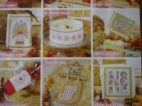 Christmas Cards, Gifts & Decorations ~ 34 Cross Stitch Charts