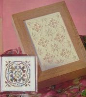 Cross Stitch Coasters & Hardanger Gift Boxes ~ Four Cross Stitch & Embroidery Patterns