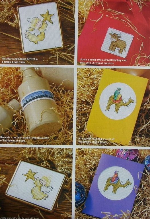 35 Christmas Nativity Cards ~ Cross Stitch Charts