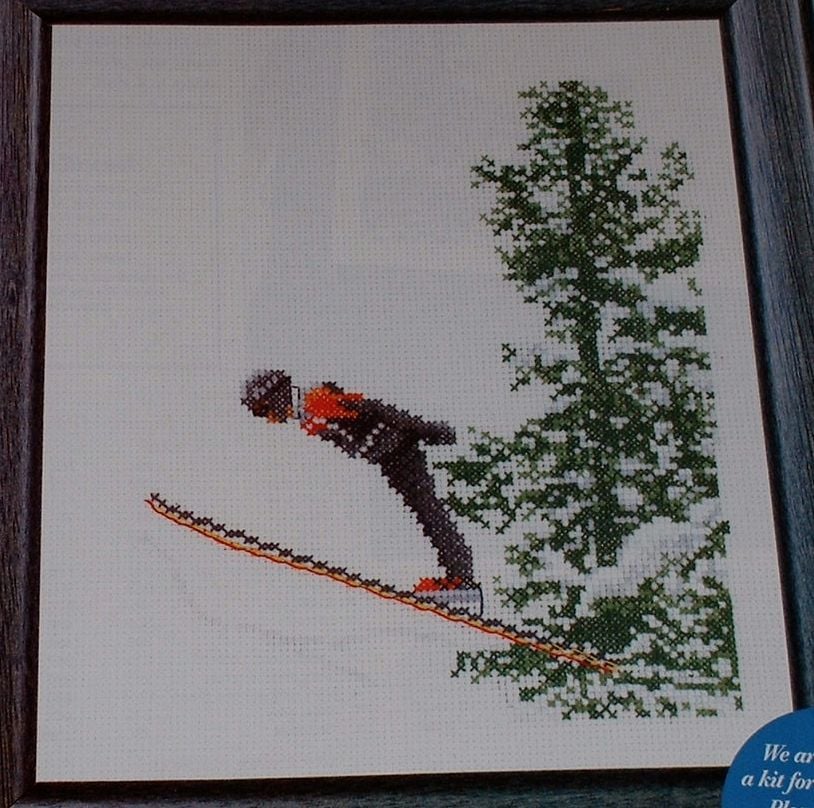 Thea Gouverneur: The Ski Jumper ~ Cross Stitch Chart