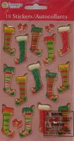 Sandylion ~ Christmas Stockings & Bows Gem Stickers