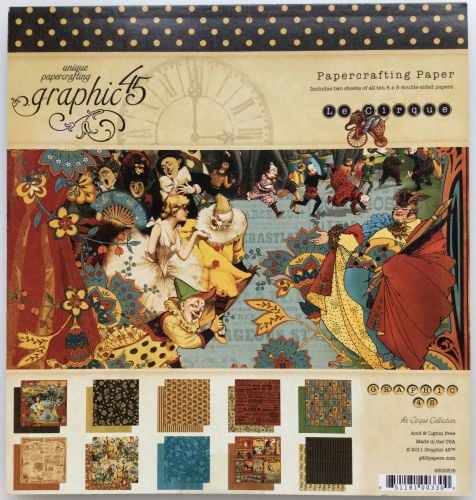Graphic 45 ~ Le Cirque 8 x 8